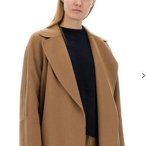 'S Max Mara Belted Long-Sleeved Coat